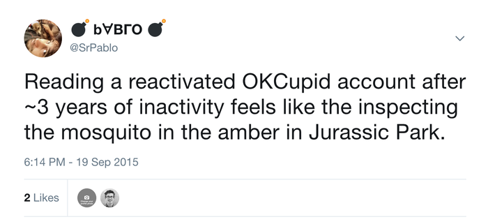 My reactions in 2015 after starting to date again.