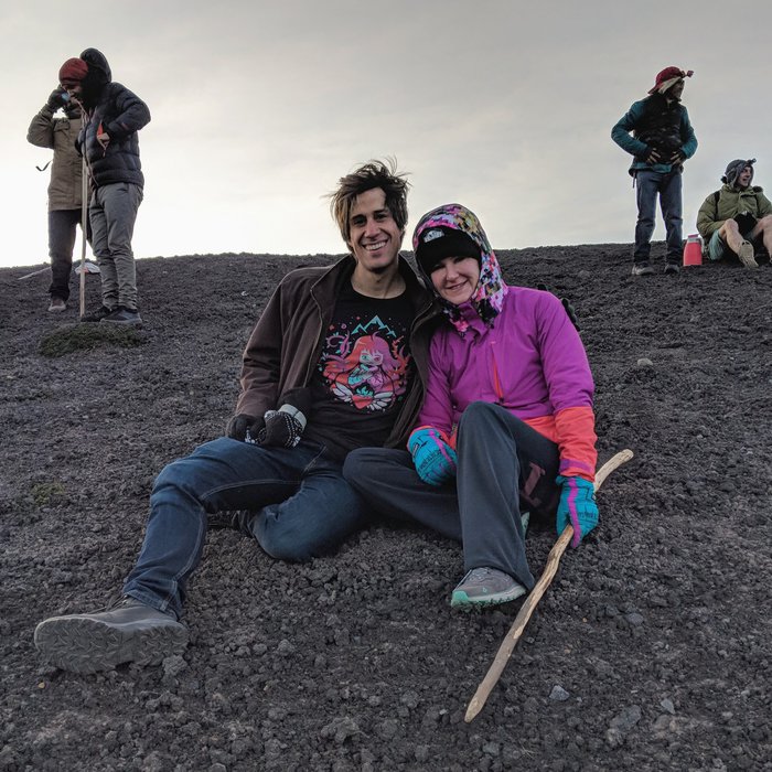 Pablo and Karen at the summit. Click for full size.
